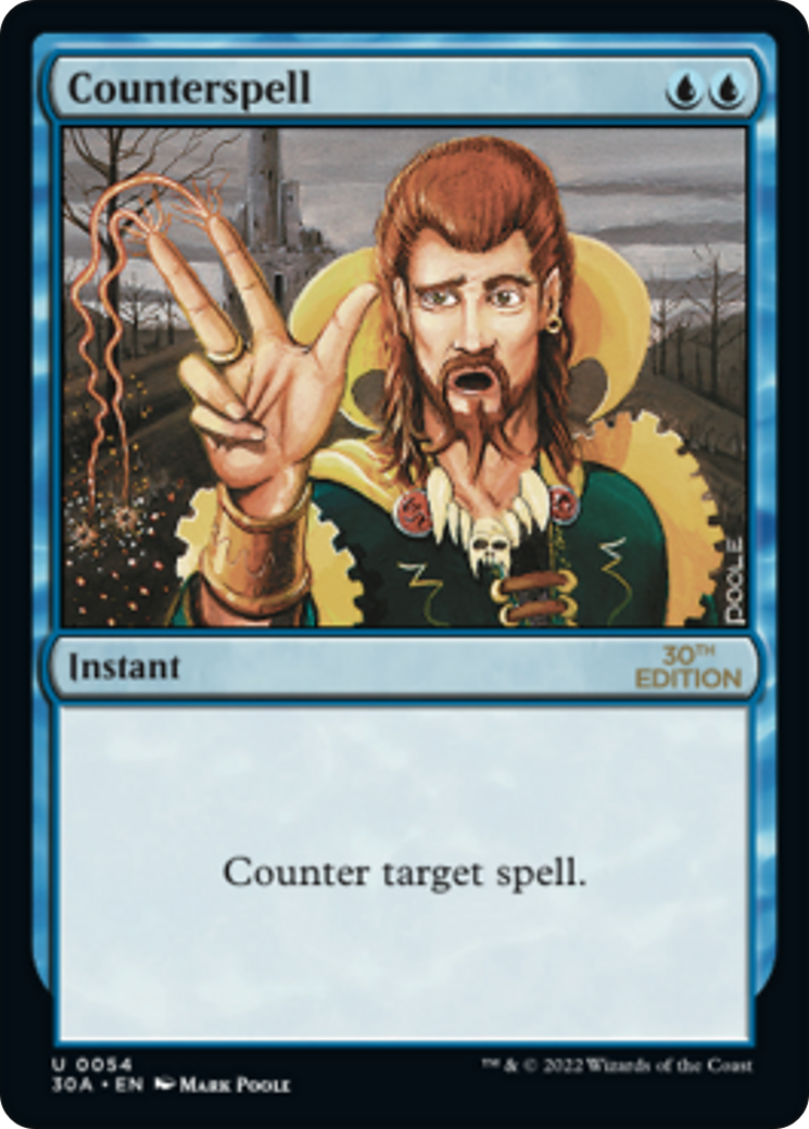 Image of Counterspell (30A-054) - 30th Anniversary Edition