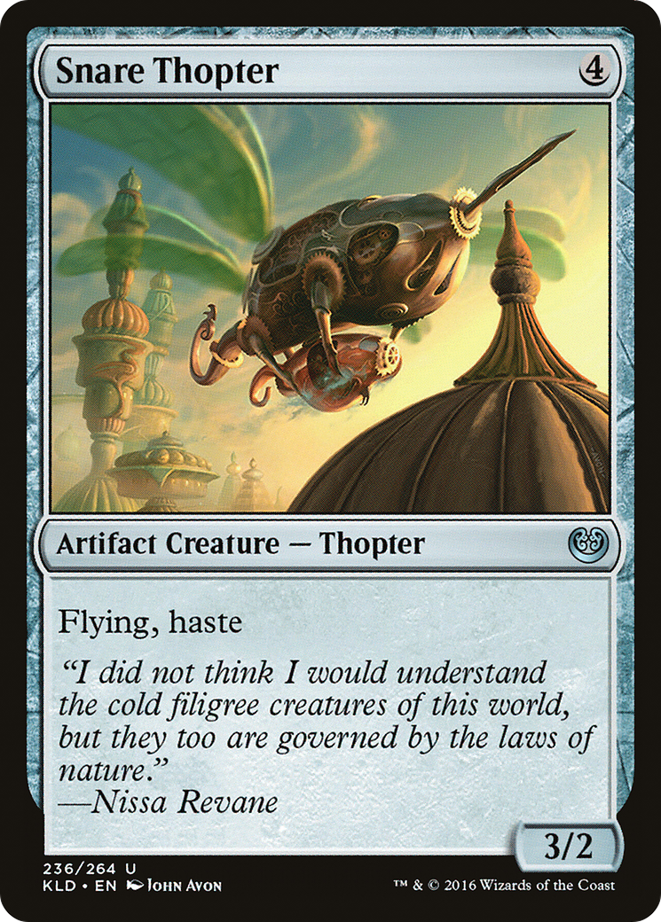 Image of Snare Thopter (KLD-236) - Kaladesh Foil