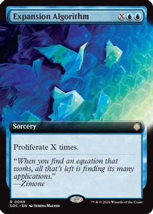 Image of Expansion Algorithm (Extended Art) (SOC-069) - Commander: Secrets of Strixhaven