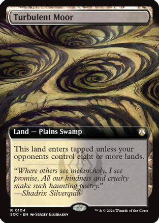 Image of Turbulent Moor (Extended Art) (SOC-104) - Commander: Secrets of Strixhaven