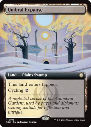 Image of Umbral Expanse (Extended Art) (SOC-108) - Commander: Secrets of Strixhaven