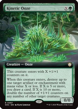Image of Kinetic Ooze (Extended Art) (SOC-087) - Commander: Secrets of Strixhaven