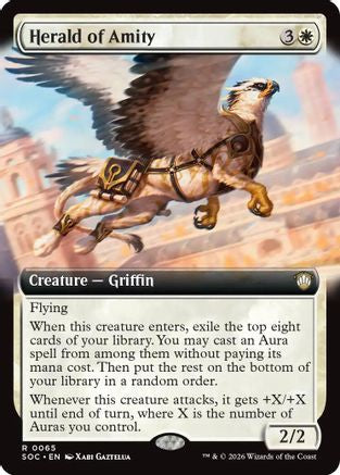 Image of Herald of Amity (Extended Art) (SOC-065) - Commander: Secrets of Strixhaven