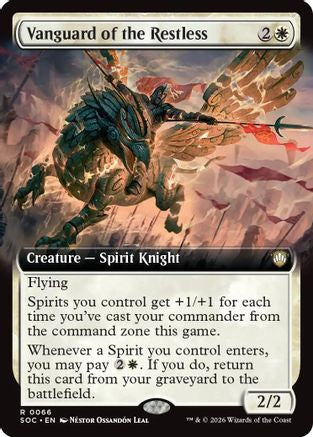 Image of Vanguard of the Restless (Extended Art) (SOC-066) - Commander: Secrets of Strixhaven