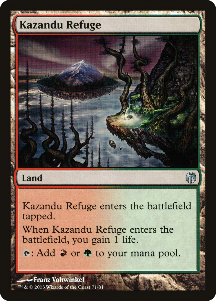 Image of Kazandu Refuge (DDL-071) - Duel Decks: Heroes vs. Monsters