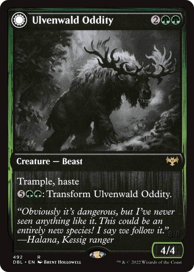 Image of Ulvenwald Oddity (DBL-492) - Innistrad: Double Feature: (Double Faced Transform)