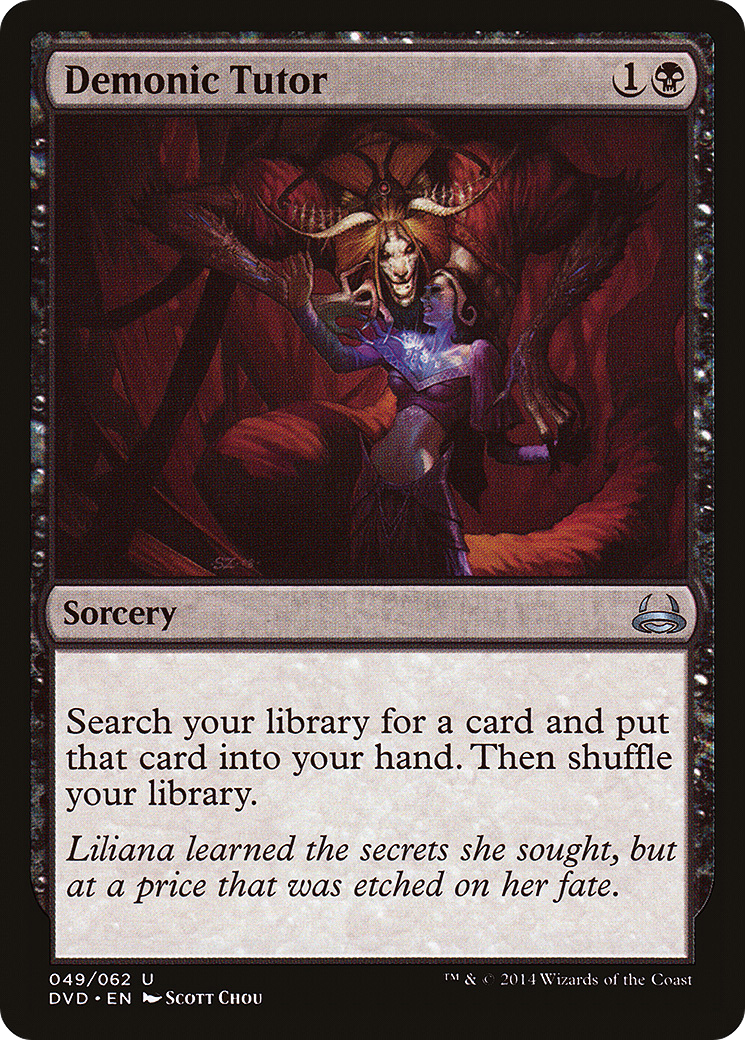 Image of Demonic Tutor (DD3-049) - Duel Decks Anthology: Divine vs. Demonic