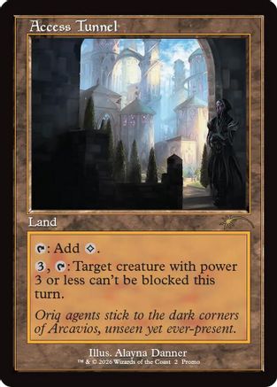 Image of Access Tunnel (Retro Frame) (WPN-002) - WPN & Gateway Promos Foil
