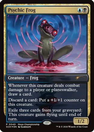 Image of Psychic Frog (GAME-049) - Game Day & Store Championship Promos Foil