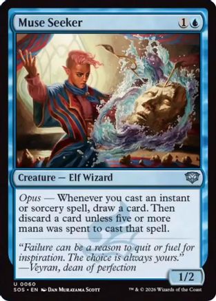 Image of Muse Seeker (SOS-060) - Secrets of Strixhaven Foil