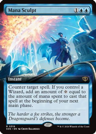Image of Mana Sculpt (Extended Art) (SOS-319) - Secrets of Strixhaven Foil