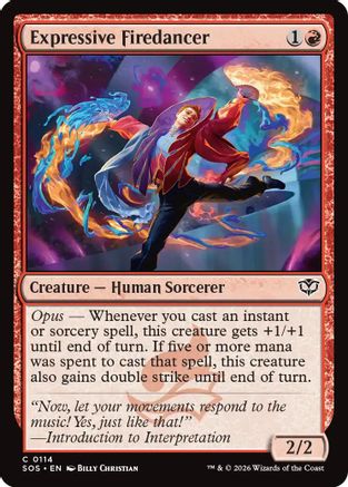 Image of Expressive Firedancer (SOS-114) - Secrets of Strixhaven
