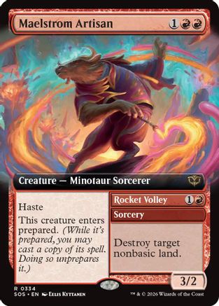 Image of Maelstrom Artisan (Extended Art) (SOS-334) - Secrets of Strixhaven
