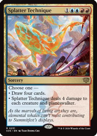 Image of Splatter Technique (SOS-231) - Secrets of Strixhaven Foil
