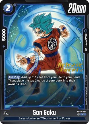 Image of Son Goku - FB09-034 (FB09-034) - Dual Evolution Release Event Cards