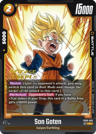 Image of Son Goten (FB09-083) - Dual Evolution Release Event Cards