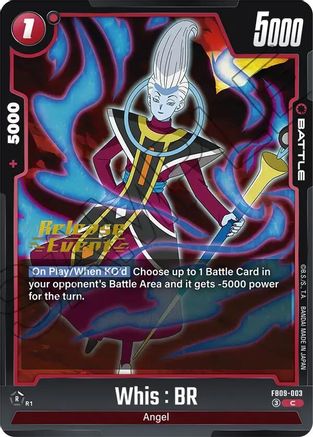 Image of Whis : BR (FB09-003) - Dual Evolution Release Event Cards