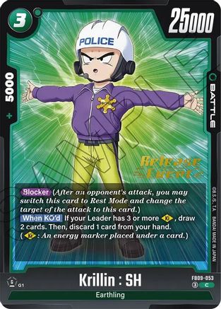 Image of Krillin : SH (FB09-053) - Dual Evolution Release Event Cards
