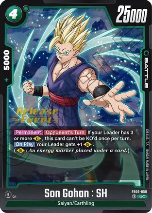 Image of Son Gohan : SH - FB09-058 (FB09-058) - Dual Evolution Release Event Cards