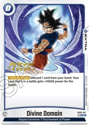 Image of Divine Domain (FB09-047) - Dual Evolution Release Event Cards