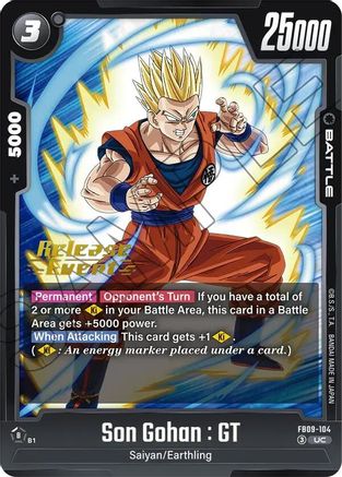 Image of Son Gohan : GT - FB09-104 (FB09-104) - Dual Evolution Release Event Cards