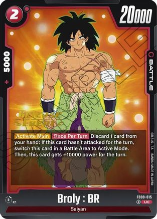 Image of Broly : BR (FB09-015) - Dual Evolution Release Event Cards