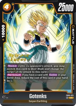 Image of Gotenks - FB09-075 (FB09-075) - Dual Evolution Release Event Cards