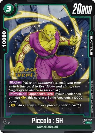 Image of Piccolo : SH - FB09-067 (FB09-067) - Dual Evolution Release Event Cards
