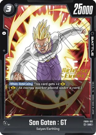 Image of Son Goten : GT - FB09-102 (FB09-102) - Dual Evolution Release Event Cards