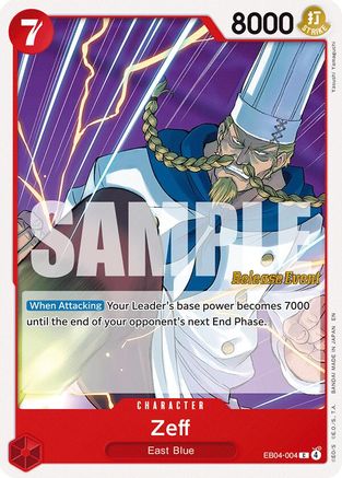 Image of Zeff (EB04-004) - Adventure on Kami's Island Release Event Cards