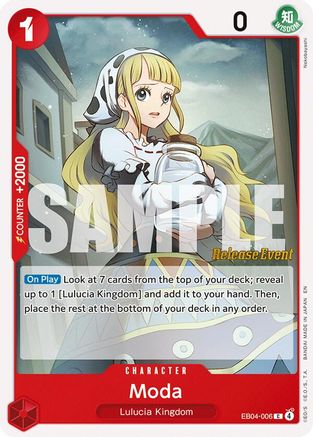 Image of Moda (EB04-006) - Adventure on Kami's Island Release Event Cards