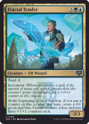Image of Fractal Tender (SOS-190) - Secrets of Strixhaven Foil