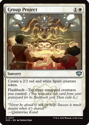 Image of Group Project (SOS-017) - Secrets of Strixhaven Foil