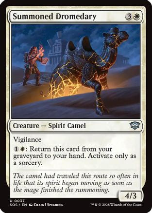 Image of Summoned Dromedary (SOS-037) - Secrets of Strixhaven
