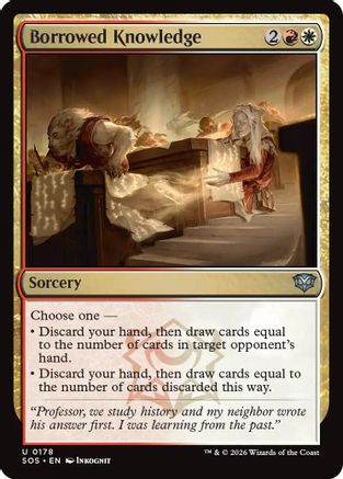 Image of Borrowed Knowledge (SOS-178) - Secrets of Strixhaven