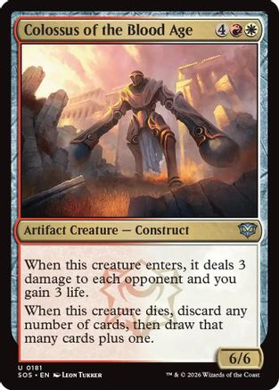 Image of Colossus of the Blood Age (SOS-181) - Secrets of Strixhaven