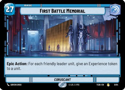 Image of First Battle Memorial (9/84) - Twin Suns