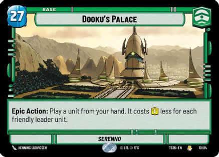 Image of Dooku's Palace (10/84) - Twin Suns