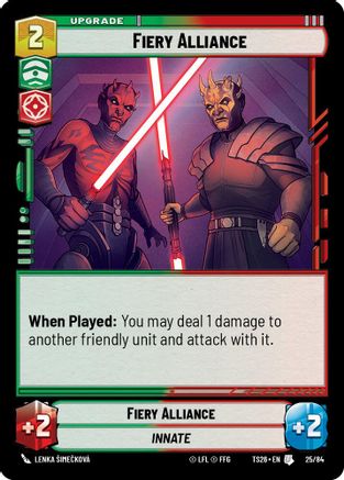 Image of Fiery Alliance (25/84) - Twin Suns