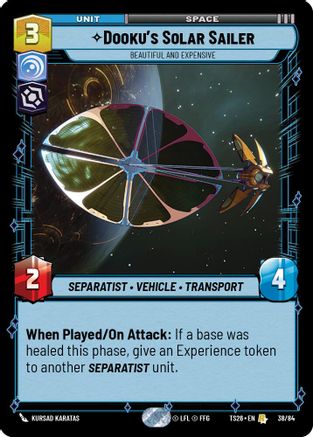 Image of Dooku's Solar Sailer - Beautiful and Expensive (38/84) - Twin Suns