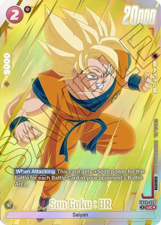 Image of Son Goku : BR - FB09-009 (Limited Pack 26-27 WAVE1) (FB09-009) - Tournament and Championship Promos Holofoil