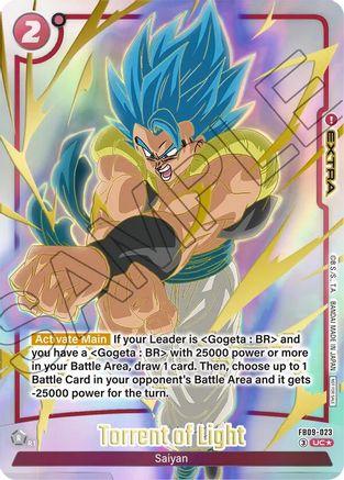 Image of Torrent of Light (Limited Pack 26-27 WAVE1) (FB09-023) - Tournament and Championship Promos Holofoil
