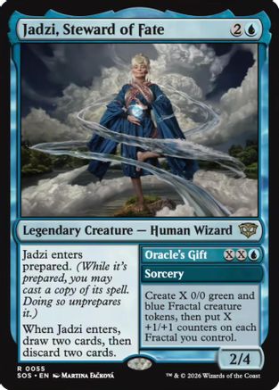 Image of Jadzi, Steward of Fate (SOS-055) - Secrets of Strixhaven