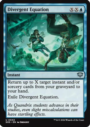 Image of Divergent Equation (SOS-043) - Secrets of Strixhaven Foil