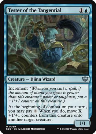 Image of Tester of the Tangential (SOS-069) - Secrets of Strixhaven Foil