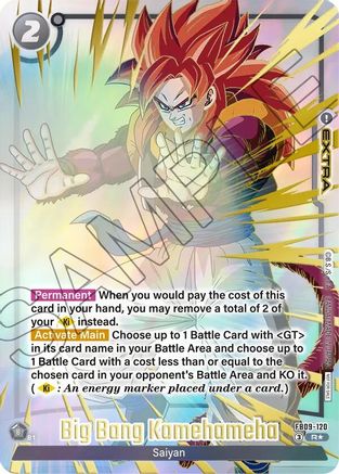 Image of Big Bang Kamehameha (Limited Pack 26-27 WAVE1) (FB09-120) - Tournament and Championship Promos Holofoil