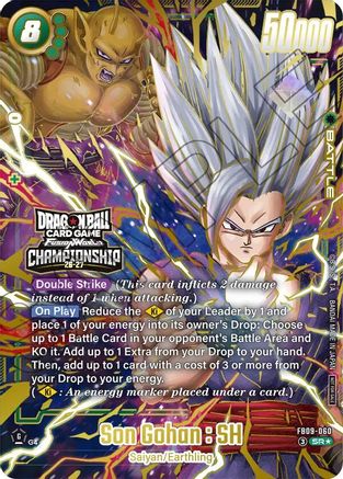 Image of Son Gohan : SH - FB09-060 (Championship 26-27) (FB09-060) - Tournament and Championship Promos Holofoil