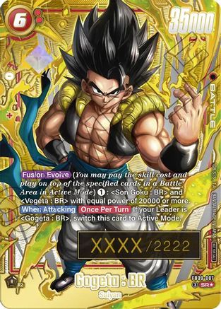 Image of Gogeta : BR - FB09-007 (Serial Numbered) (FB09-007) - Tournament and Championship Promos Holofoil
