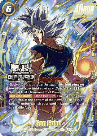 Image of Son Goku - FB09-037 (Championship 26-27) (FB09-037) - Tournament and Championship Promos Holofoil