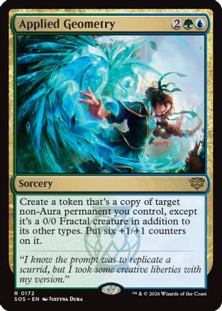 Image of Applied Geometry (SOS-172) - Secrets of Strixhaven Foil
